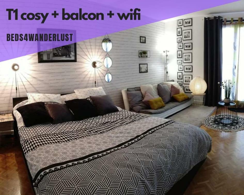 Le Parisien T1Antony-Berny By Beds4Wanderlust - 35M2 Avec Balcon - Aeroport Orly 5Miles - Train Station Rer B Orlyval 1Mile Apartment Ngoại thất bức ảnh